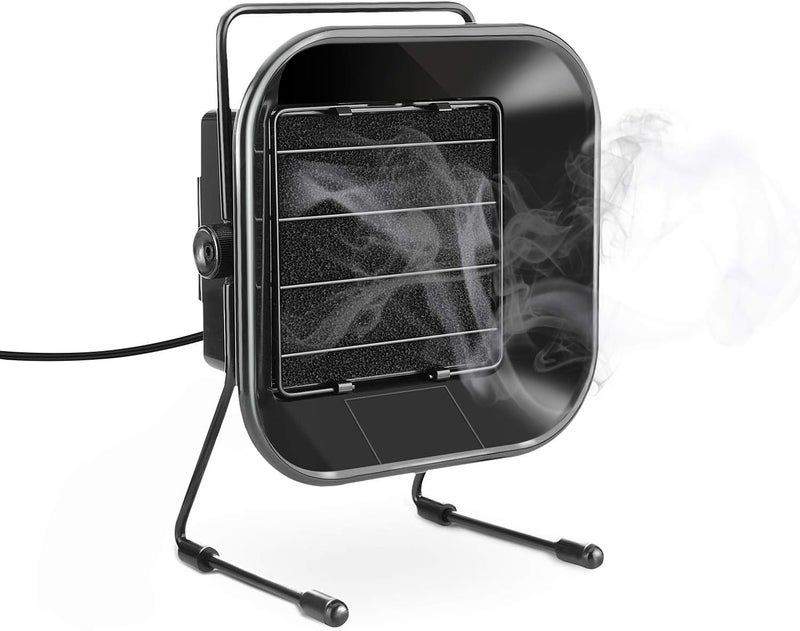 DISHIVA ESD Safe Adjustable Solder Smoke Absorber Fume Extractor Carbon Filter Quiet Exhaust Fan for Soldering Station - Image 1