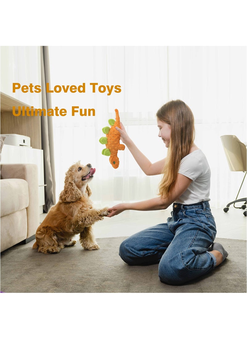 SYOSI - Dog Toys Squeaky Dog Toys Dinosaur Dog Toy Big Squeaker Plush Stuffed Durable Chew Dog Toy for Large Medium Small Dogs Puppy Birthday Gift for Dog - Image 1