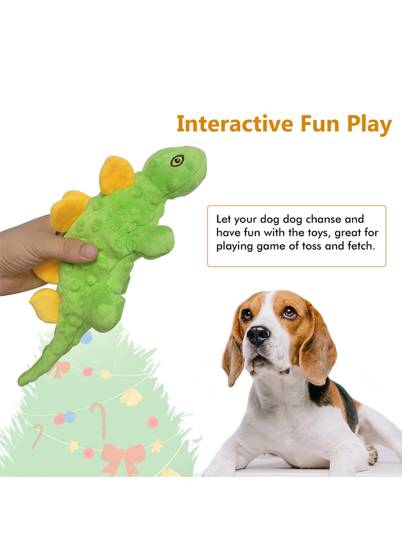 SYOSI - Dog Toys Squeaky Dog Toys Dinosaur Dog Toy Big Squeaker Plush Stuffed Durable Chew Dog Toy for Large Medium Small Dogs Puppy Birthday Gift for Dog - Image 1