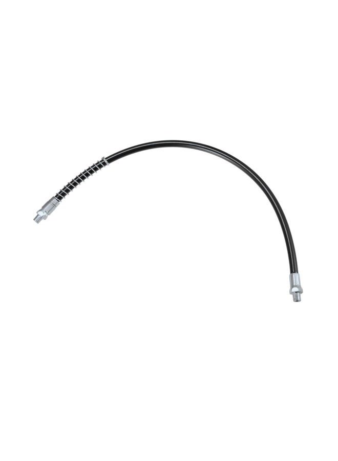 HEROFFIX 1Pc 24 Inch Universal 1/8" NPT Grease Gun Flex Hose - Trailer Flex Grease Hose Extension Non-Slip - Metal Black Replace Parts - Image 1
