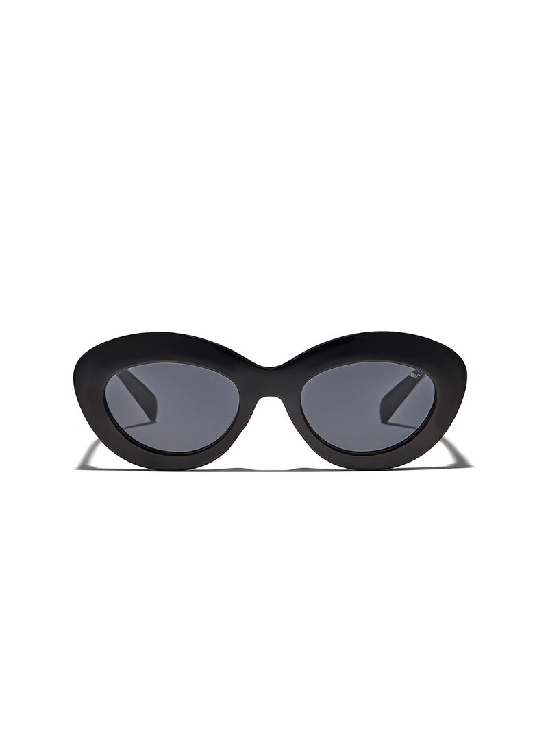 Blackout Rosie,Women Sunglasses, Oval Sunglasses, UV Protection: UV400 (Black,Black)  - Image 2
