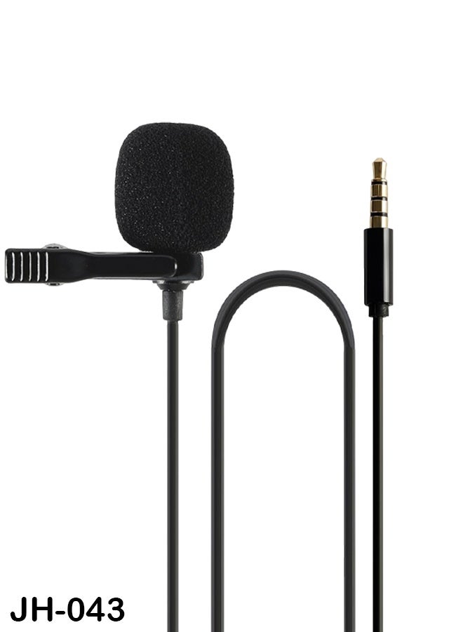 Lavalier Lapel Microphone with 3.5mm Jack – Noise Reduction Clip-On Mic for Smartphone, iPhone, Android, Laptop, Camera – Clear Audio for Vlogging, Recording & Interviews - Image 1