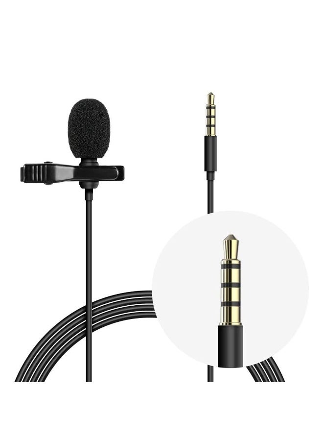 Lavalier Lapel Microphone with 3.5mm Jack – Noise Reduction Clip-On Mic for Smartphone, iPhone, Android, Laptop, Camera – Clear Audio for Vlogging, Recording & Interviews - Image 2