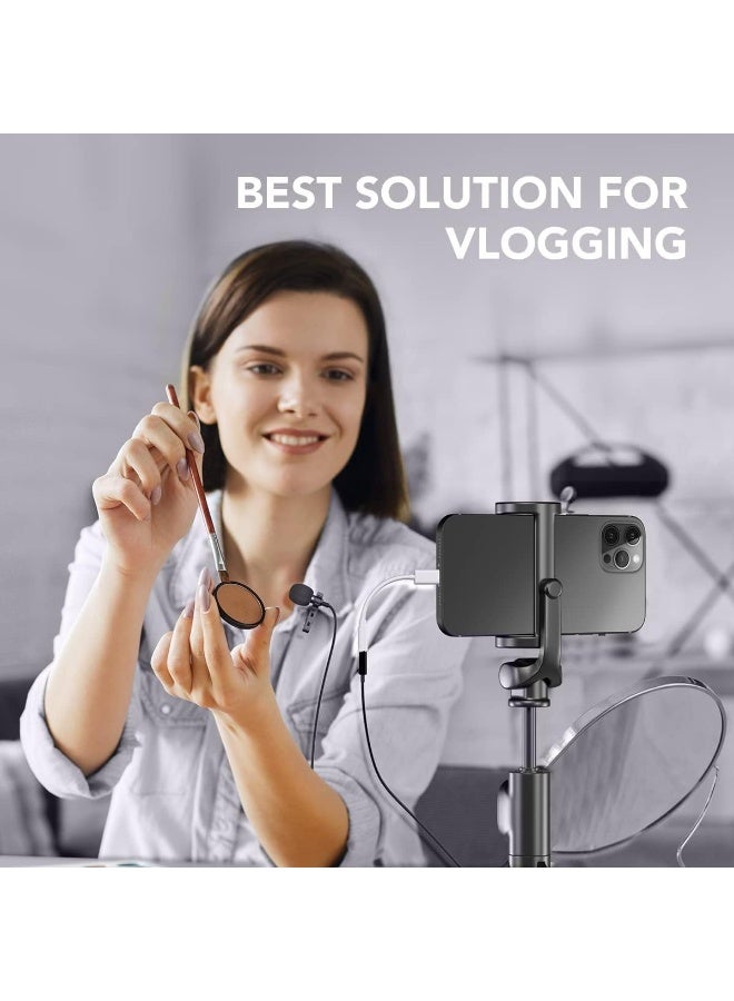 Lavalier Lapel Microphone with 3.5mm Jack – Noise Reduction Clip-On Mic for Smartphone, iPhone, Android, Laptop, Camera – Clear Audio for Vlogging, Recording & Interviews - Image 5