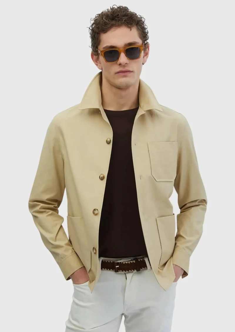 RAMSEY Beige Overshirt