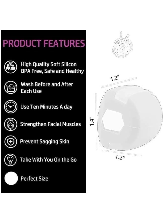 Gonice Jawline Exerciser Tool Men & Women, Double Chin Reducer for Women Face Fat Reducer Jaw Exerciser for Men Jawline Shaper Slim and Tone Your Face & Neck Jaw Liner Tools for Men (Multicolor)  - Image 4