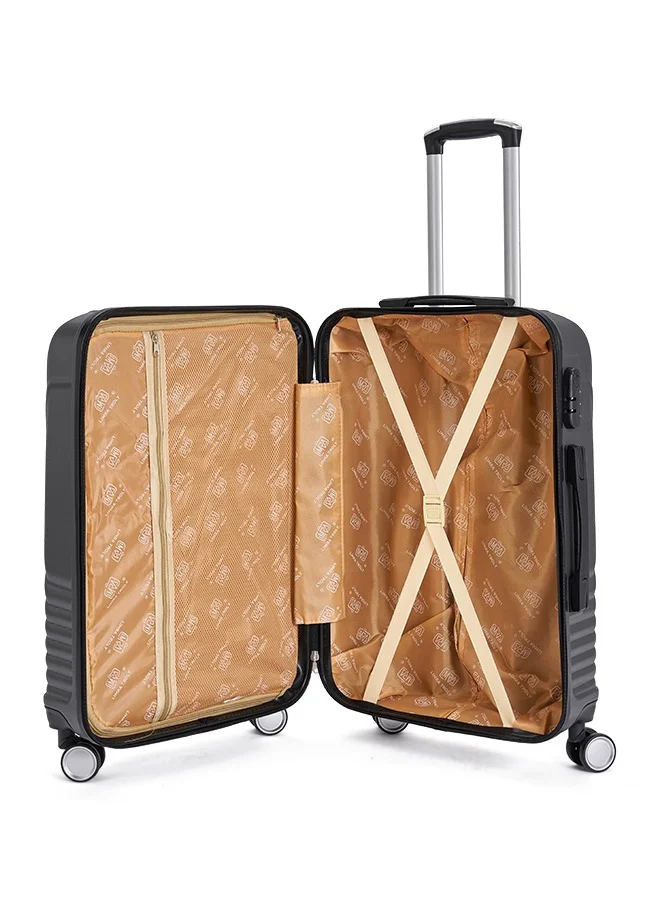 LIMRA Travel Bags From limra it consists of 3 luggage bags with a modern design and a solid grey color