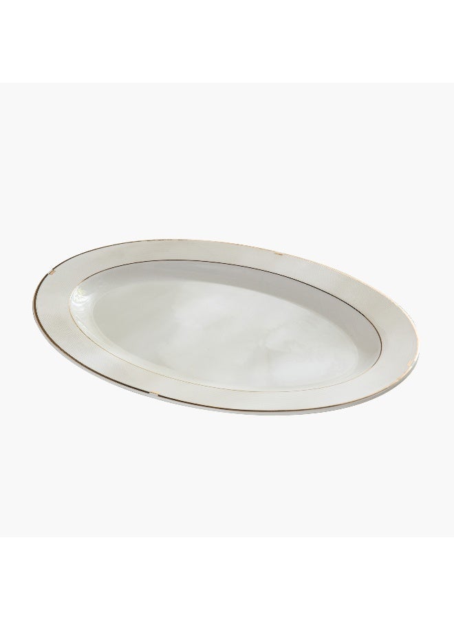 Home Box Gold Rib Serving Platter - 35.5 cm - Image 5