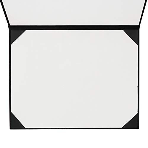 GraduationMall 8.5"x11" Smooth Padded Diploma Cover Certificate Holder Black,1-Pack - Image 4