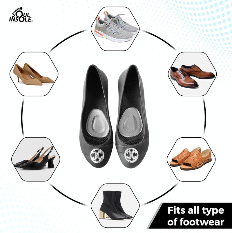 Soul Insole وسادة ميتاتارسال من سول إنسول بريميوم ذاتية الالتصاق وقابلة لإعادة الاستخدام - Image 3