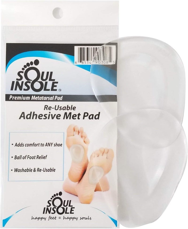 Soul Insole وسادة ميتاتارسال من سول إنسول بريميوم ذاتية الالتصاق وقابلة لإعادة الاستخدام - Image 1