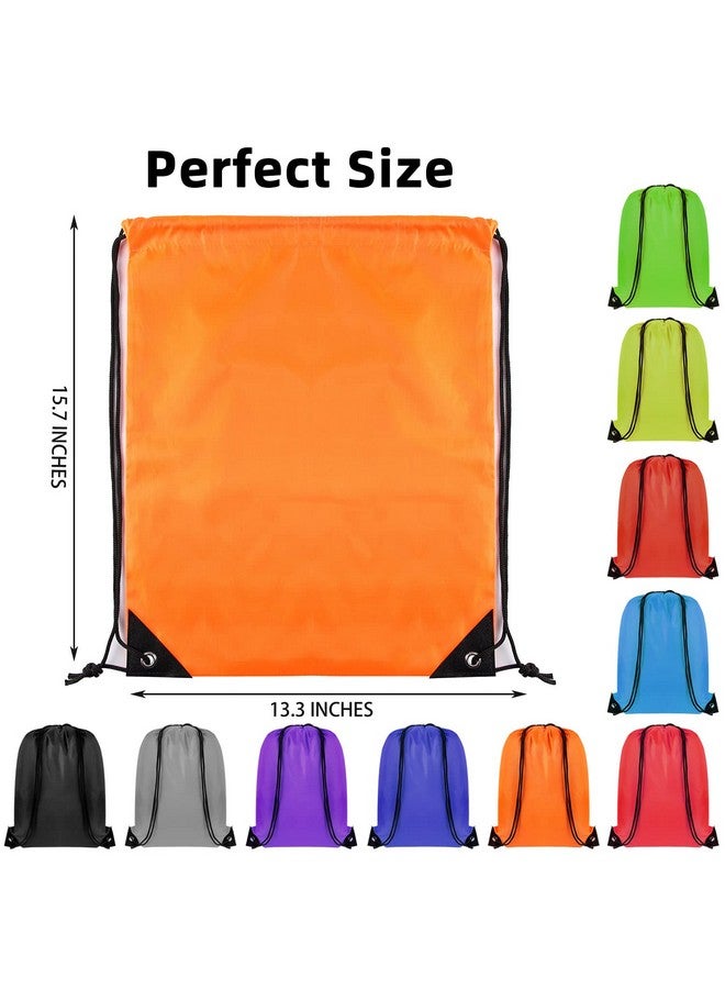 جود تو يو حقيبة ظهر GoodtoU برباط، 100 قطعة، حقيبة ظهر برباط، حقيبة رياضية برباط، حقيبة ظهر برباط للنساء والرجال، 10 ألوان - Image 1