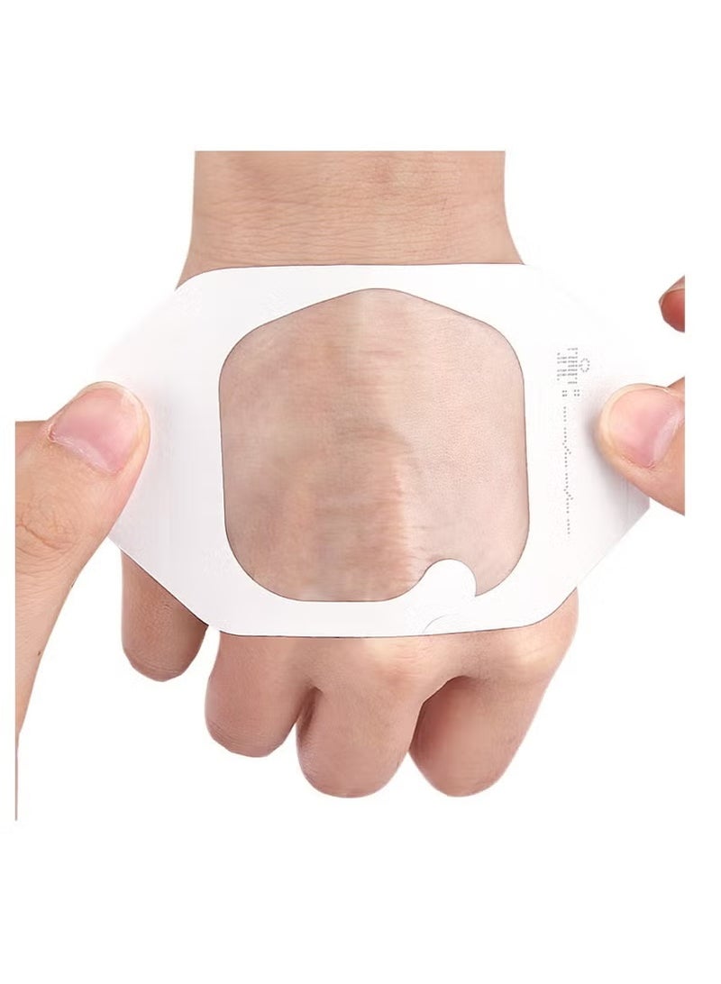 Generic 30 PiecesTransparent Film Dressing Shower Waterproof Bandage Waterproof Wound Cover Bandage Adhesive Patches First Aid Bandage Pads Fits for Post Surgical Shower Patch Cover Clear Tape (6cm x 7cm) - Image 3