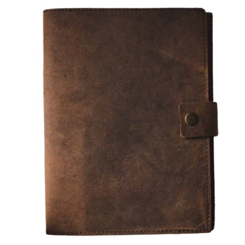Modest Goods Refillable Leather Journal | Premium Lined A5 Notebook Cover | 200 Ruled Writing Pages | Card Holder Slot | Leather Bound Journals for Men & Women, Best Gift Travel Diary, Cool Planner - Image 1