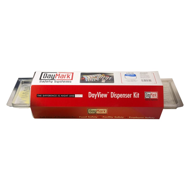 DayMark Safety Systems Day of The Week 1 Octagon Removable Labels MONSun Label Dispenser Included 7000 Labels