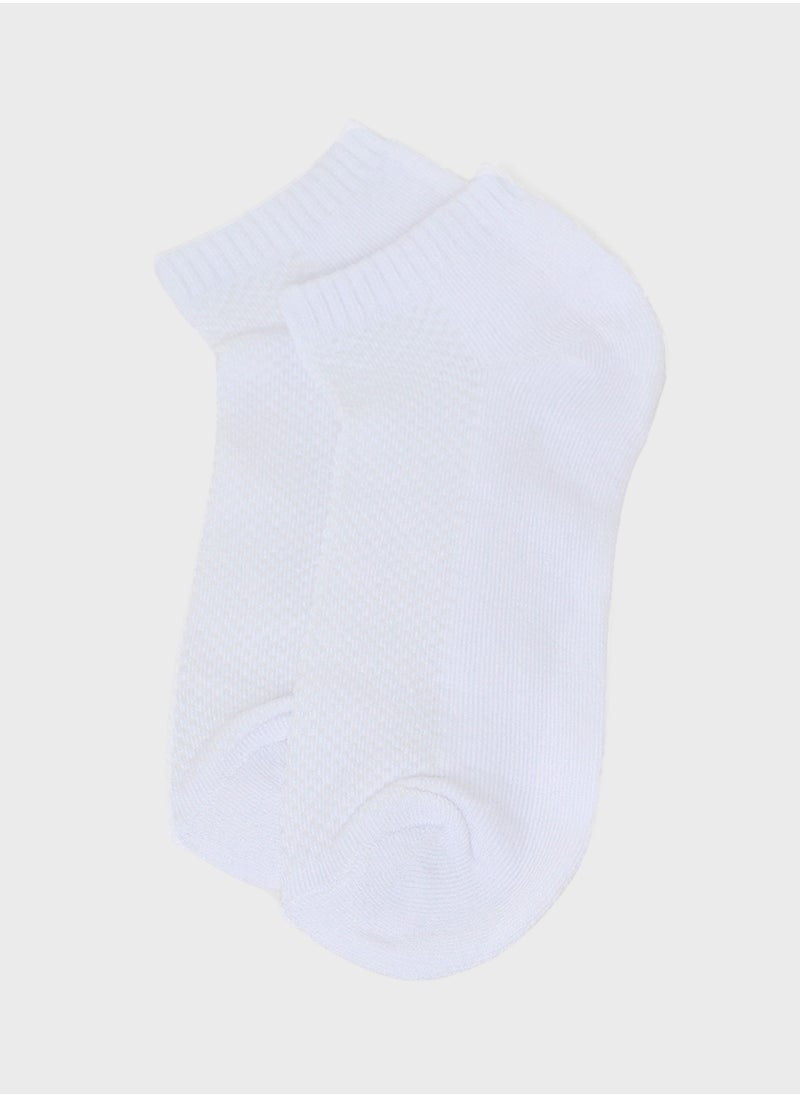 Seventy Five Basics Pack Of 3 Ankle Socks  - Image 3