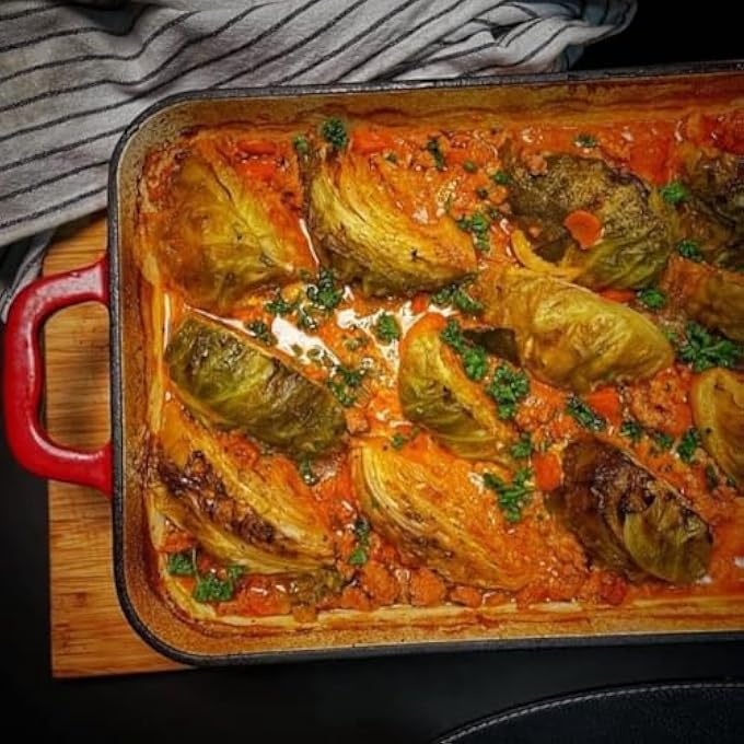 GRAND FEU Cast Iron Baking Dish Red - Image 4