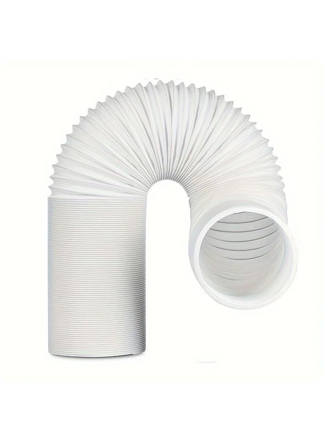 Flexible Portable AC Exhaust Hose 5 1 Inch Diameter 78 Inch Length Vent Tube - Image 1
