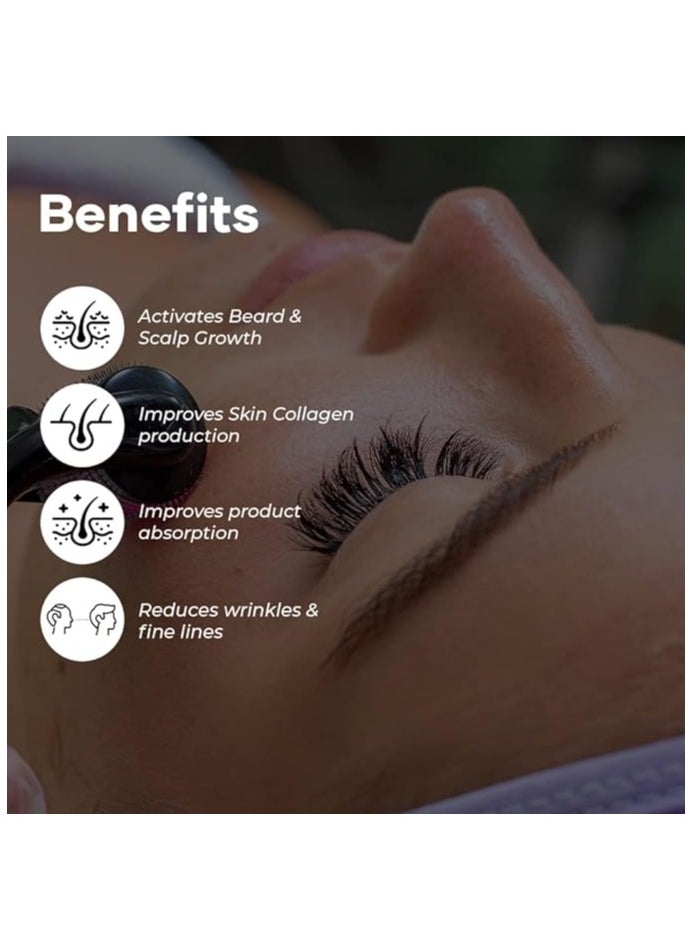 Saturn by GHC 0.5mm Derma Roller: 540 Titanium Micro Needles for Hair Growth & Hair Care | Minimize Hair Fall, Boost Follicle Stimulation | User-Friendly, Safe & Effective  - Image 5