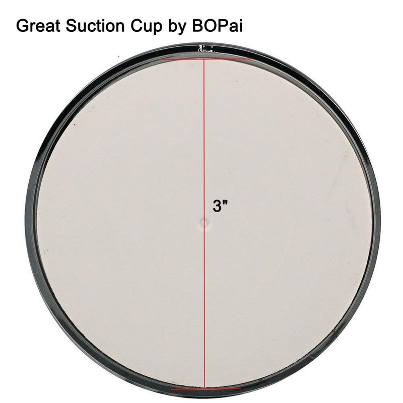 Bopai حامل رأس الدش القابل للسحب من BOPai، حامل رأس دش محمول قابل لإعادة التثبيت، كروم، مناسب للتثبيت على الأسطح الناعمة - Image 4