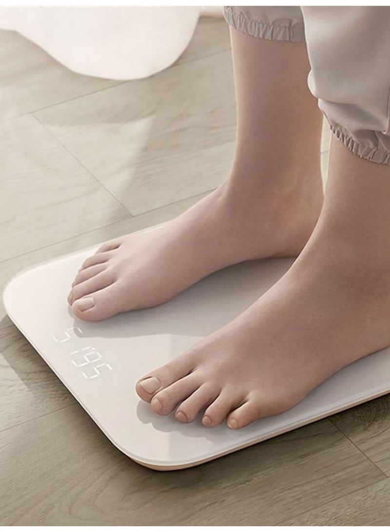 لينوفو ميزان ذكي R1，  حمام رقمي لاسلكي，ميزان كهربائي لوزن الإنسان بشاشة عرض ， رطل/كجم. - Image 3