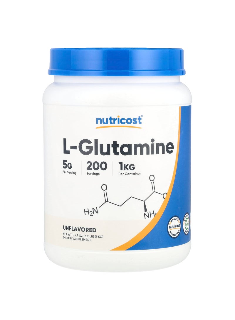 L-Glutamine, Unflavored, 35.7 oz (1 kg)