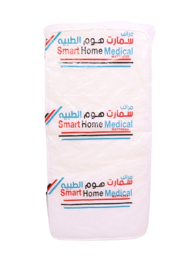 سمارت هوم مرتبة إسفنجية طبية لسرير الطفل بتصميم زهور، مرتبة متينة عالية الجودة للأطفال - Image 2