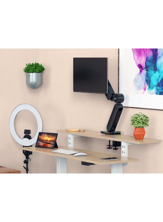 ديفو Devo Gaming Monitor Arm – Flexi Elite 1 – Black - Image 3