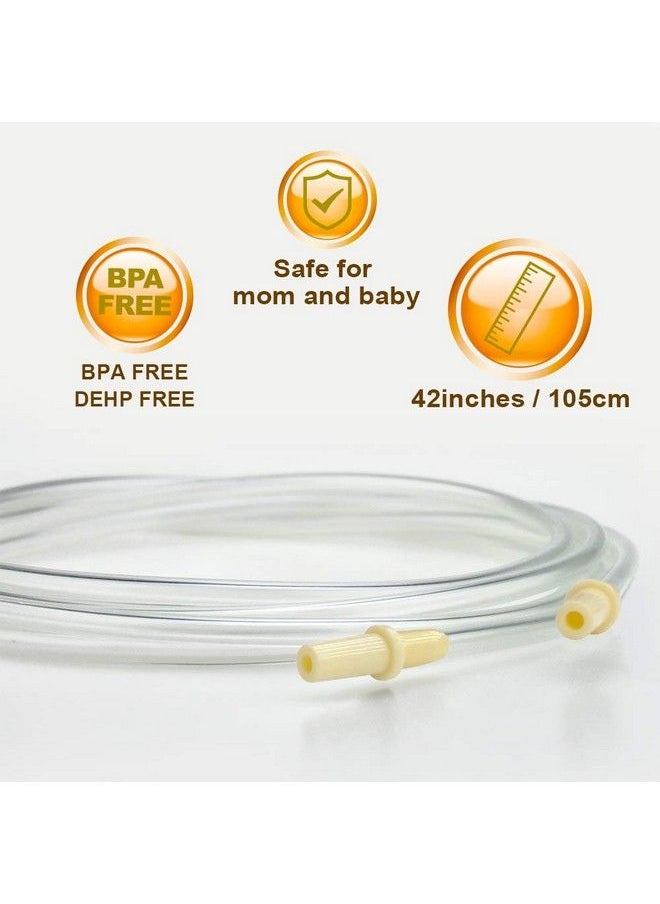 Maymom Maymom Tubing Compatible With Medela Replacement Tubing (Two Packs 4 Tubes) 2 Valves And 2 Membranes For Medela Pump In Style Advanced Breast Pump Released After Jul 2006.Retail Pack Made By Maymom  - Image 3