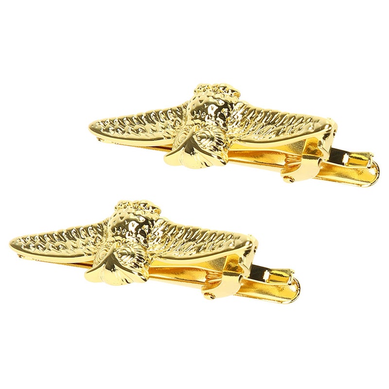 2pcs Tie Clips for Men Business Pin Zinc Alloy Tie Clasps Necktie Accessories Ideal for Weddings Meetings and Formal Occasions - Image 1