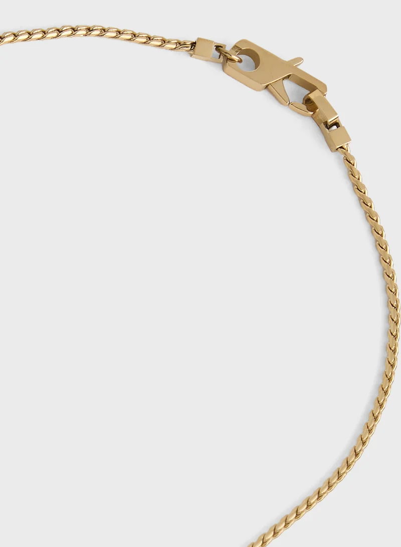 جس Lion Charm Necklace