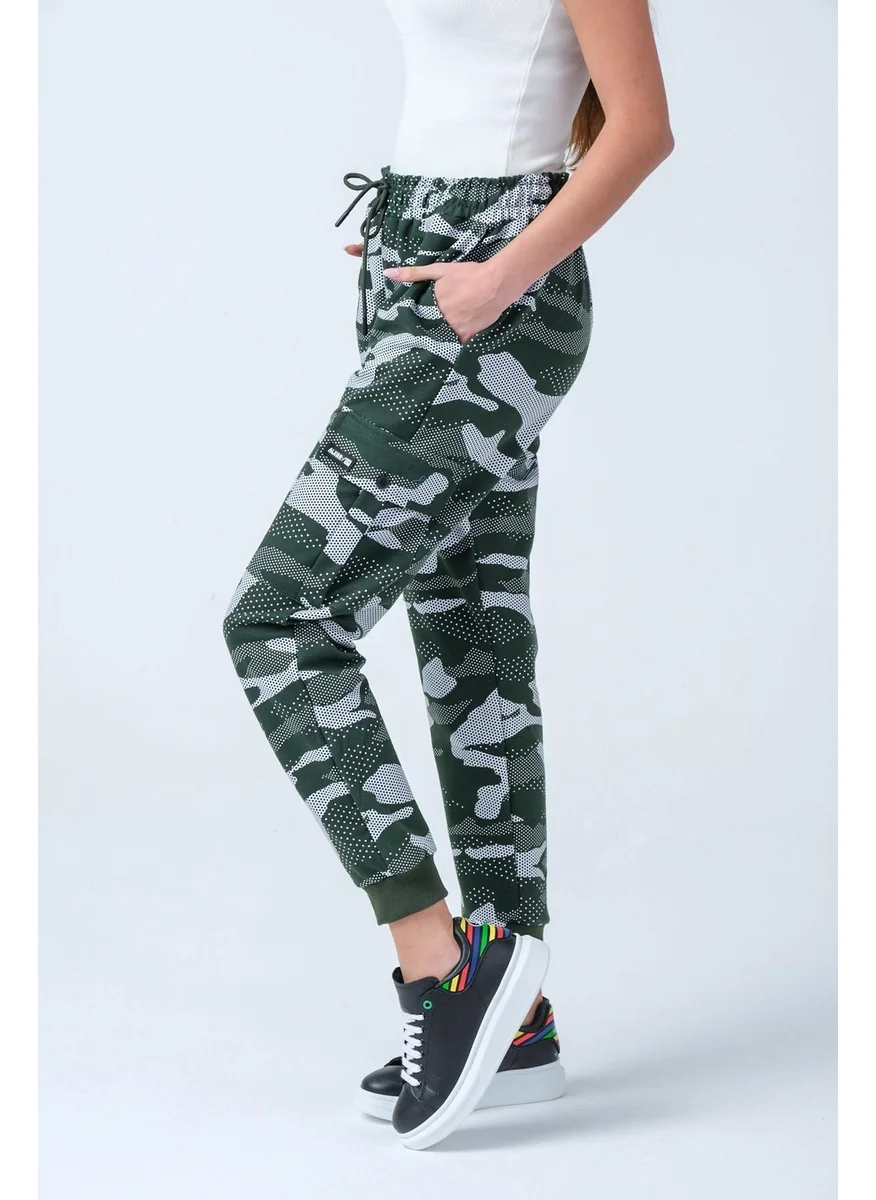 Alexander Gardi Camouflage Patterned Pocketed Sweatpants (E21-72102)