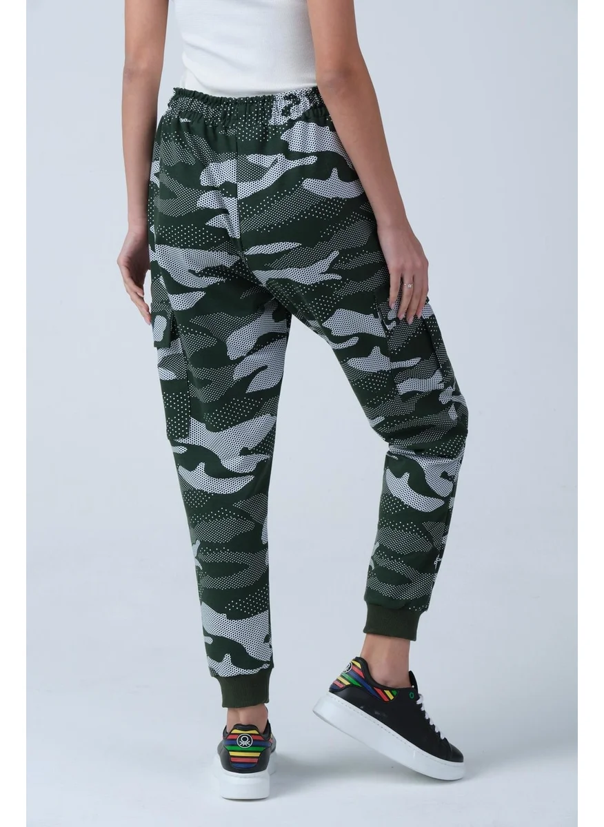 Alexander Gardi Camouflage Patterned Pocketed Sweatpants (E21-72102)