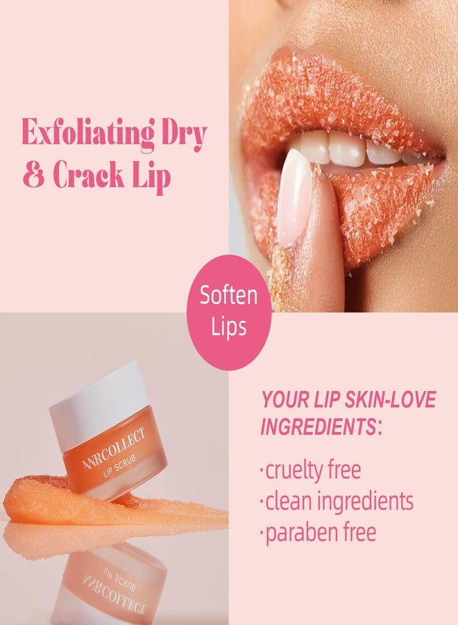 ANRCOLLECT Lip Mask Set, 1 Lip Scrub +3 Overnight Lip Mask, Lip Glowy Balm and Scrub for Women, Exfoliating and Hydrating Dry, Chapped, Crack Lips, 4 Pack Lip Skincare Gift Set - Image 5