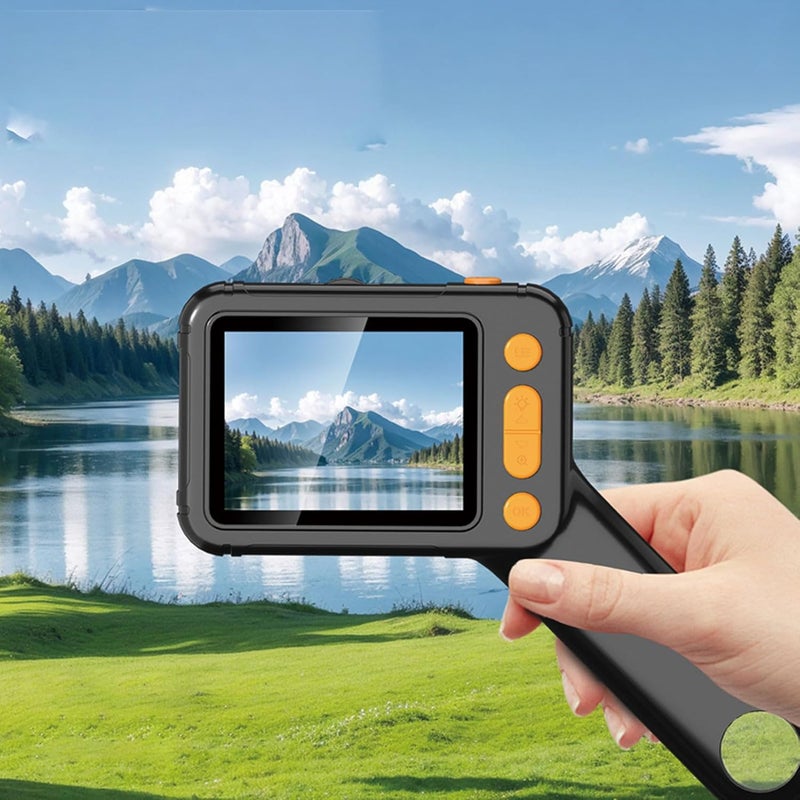 مجهر يدوي من ciciglow، بشاشة بحجم 2.8 بوصة وقدرة تكبير تصل إلى 1000 مرة، مزود بـ 8 أضواء LED قابلة للتعديل ودعم لبطاقات الذاكرة سعة 32 جيجابايت، للاستخدام في الملاحظة والاستكشاف الرقمي. - Image 3