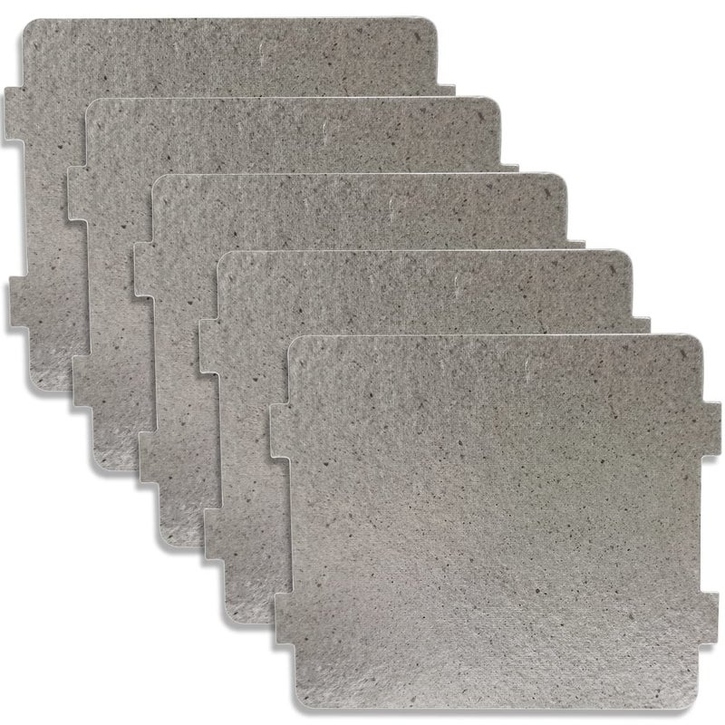 yuntop 5 Pcs Microwave Oven Parts Waveguide Cover Universal Mica Sheet Microwave Oven Repairing Part for Kitchen Home Office Restaurant (4 Inch X 4.7 Inch) - Image 1