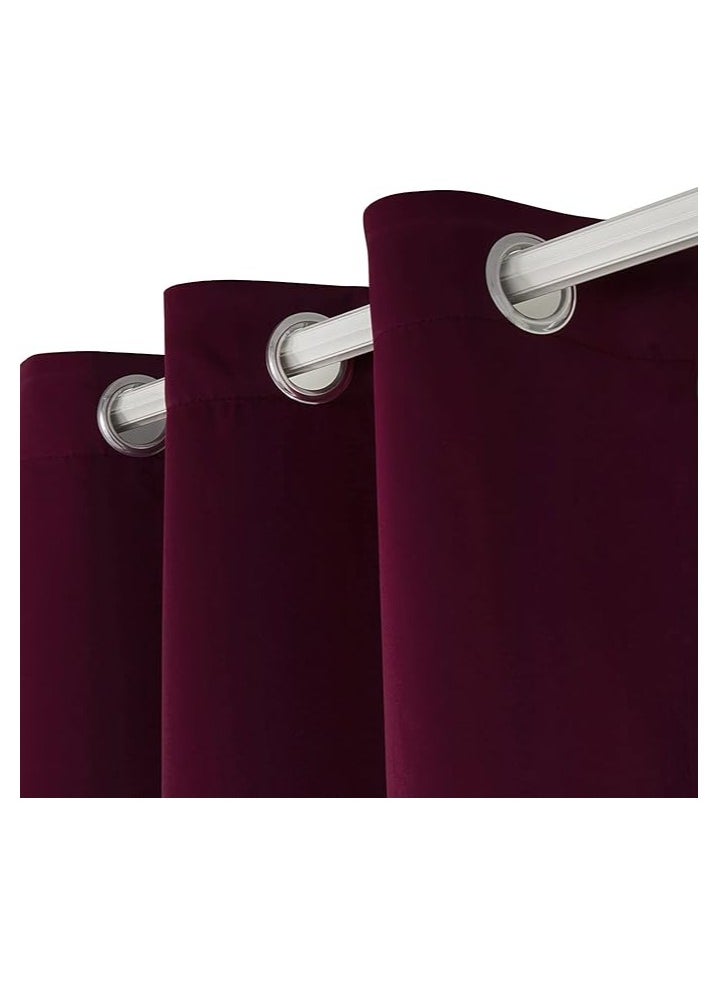 Intex Curtains House Intex Curtains House Luxury Blackout Curtains-Steel Grommets-Thermal Insulated Fabric-For Room Darkness - 1 Panel  - Image 3