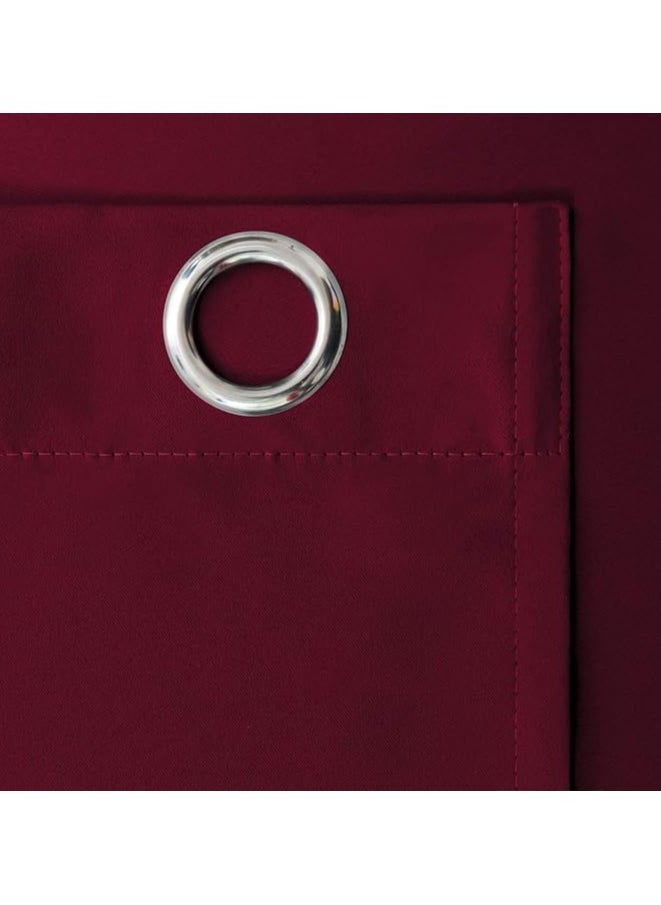Intex Curtains House Intex Curtains House Luxury Blackout Curtains-Steel Grommets-Thermal Insulated Fabric-For Room Darkness - 1 Panel  - Image 4