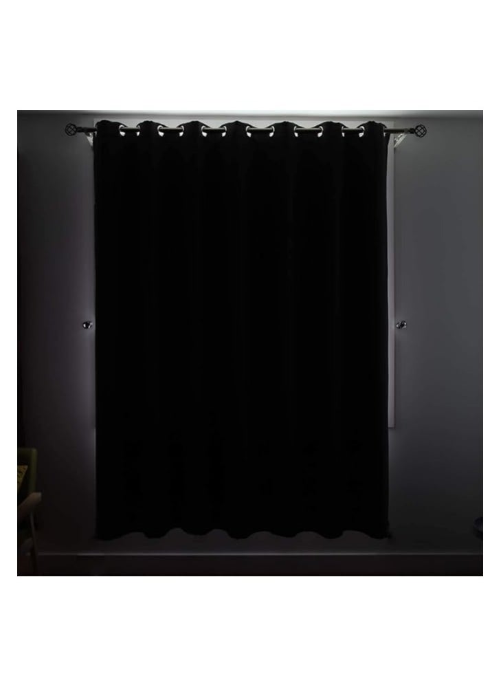 Intex Curtains House Intex Curtains House Luxury Blackout Curtains-Steel Grommets-Thermal Insulated Fabric-For Room Darkness - 1 Panel  - Image 5