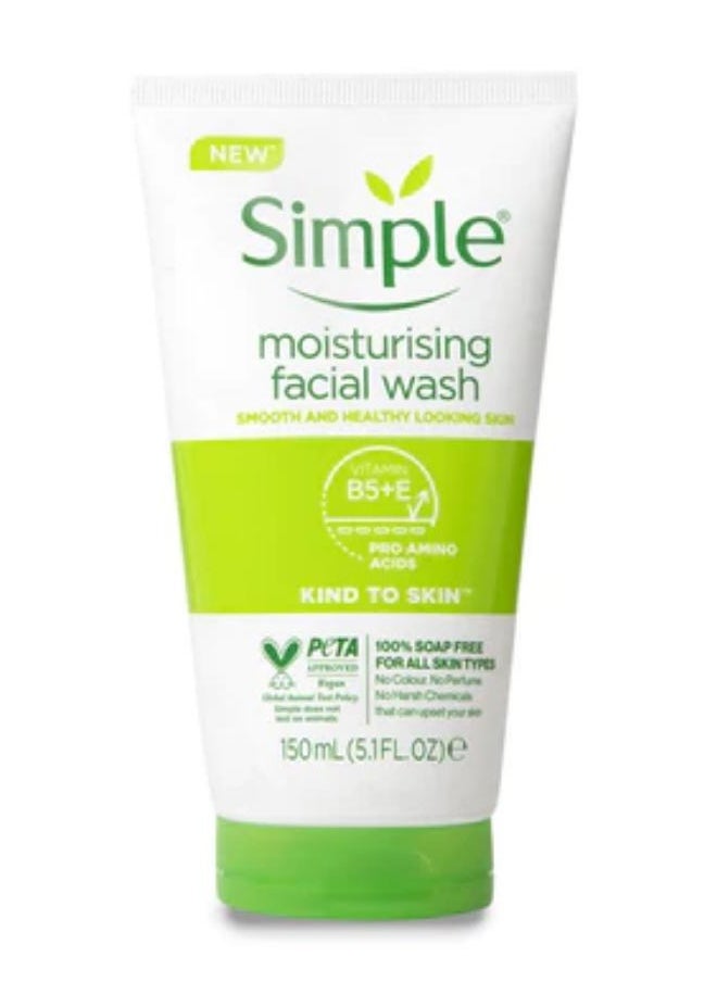 simple Moisturising Foaming Face Wash 150ml 