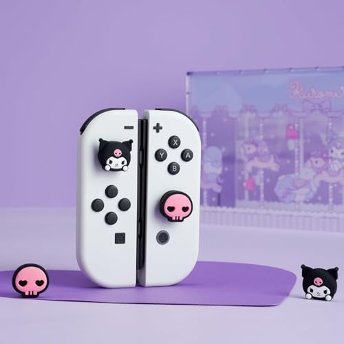Kuitmor 4PCS Switch Thumb Grips Caps,Soft Silicone Switch Joystick Covers,Kawaii Joy Con Thumb Grip Caps Compatible with Switch/OLED/Lite - Image 5