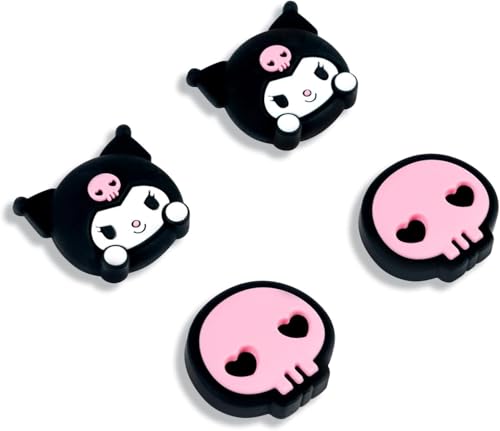 Kuitmor 4PCS Switch Thumb Grips Caps,Soft Silicone Switch Joystick Covers,Kawaii Joy Con Thumb Grip Caps Compatible with Switch/OLED/Lite - Image 1