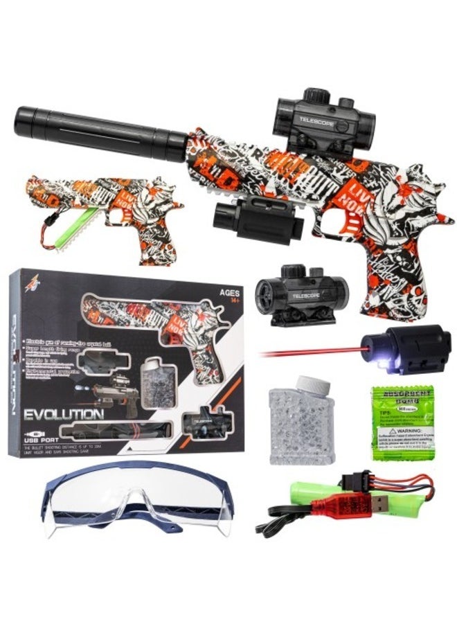 Generic - Major Blast Gel Ball Blaster Toy Gun for Kids 14+ with Orbeez Soft Ball Ammo Safety Goggles Gunsight Flashlight Outdoor Play - Image 1