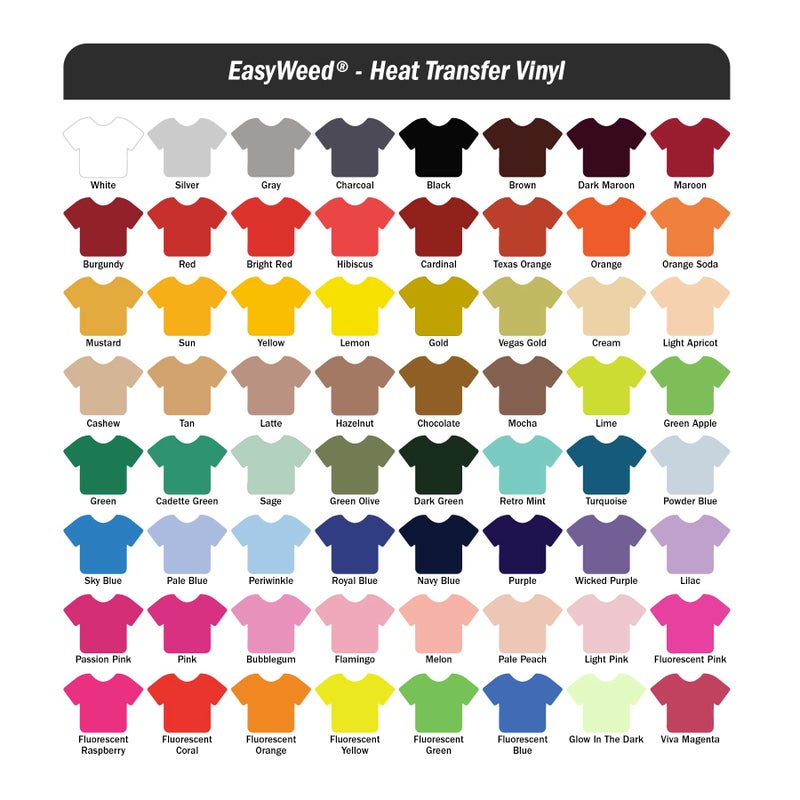 Siser EasyWeed Heat Transfer Vinyl 11.8" x 15ft Roll (White) - Compatible with Siser, Cricut, Silhouette and Other Craft/Professional Cutters - CPSIA Certified - Image 5