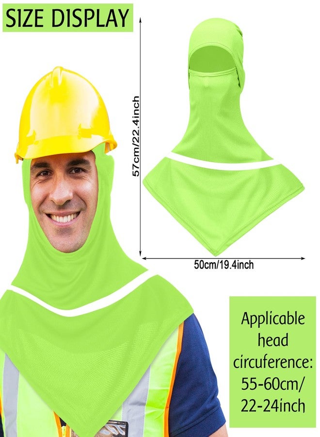 Funnysoft 8 Pcs Summer Balaclava Sun Protection Full Face Mask Balaclava with Reflective Strip Breathable Windproof Long Neck Covers Cooling for Outdoor Motorcycle Fishing Cycling Hiking Sports - Image 2