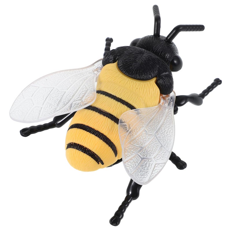 Realistic Yellow Windup Bee Self Propelled Walking Insect Toy For Party Favors - Image 2