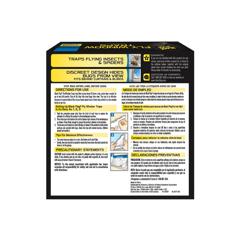 Black Flag, Fly Window Trap, 4-count, Clear - Image 2