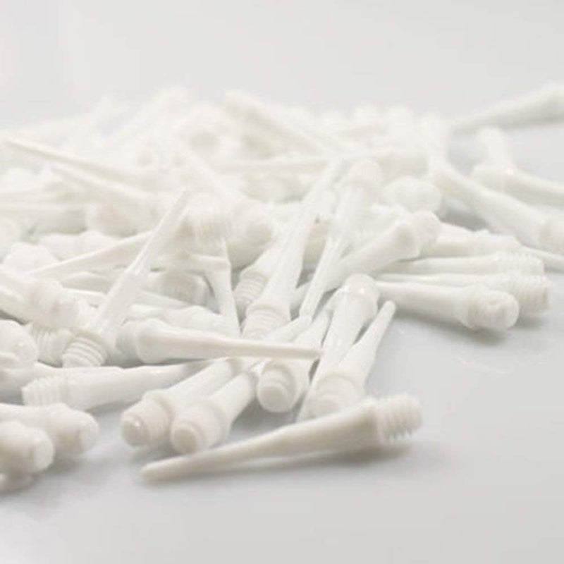 LSTYLE Dart Tips: Original Lippoint - Soft Tip Dart Points - 2BA Thread - Regular Length - White - Image 2