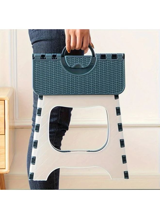 Extra Large Folding Step Stool Portable High Strength Plastic for Indoor Outdoor - Image 2