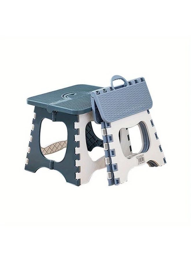 Extra Large Folding Step Stool Portable High Strength Plastic for Indoor Outdoor - Image 4